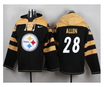 Nike Pittsburgh Steelers #28 Cortez Allen Black Player Pullover NFL Hoodie