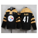 Nike Pittsburgh Steelers #41 Antwon Blake Black Player Pullover NFL Hoodie