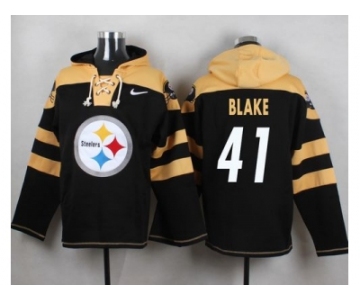 Nike Pittsburgh Steelers #41 Antwon Blake Black Player Pullover NFL Hoodie