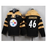 Nike Pittsburgh Steelers #46 Will Johnson Black Player Pullover NFL Hoodie