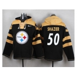 Nike Pittsburgh Steelers #50 Ryan Shazier Black Player Pullover NFL Hoodie