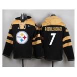 Nike Pittsburgh Steelers #7 Ben Roethlisberger Black Player Pullover NFL Hoodie