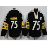 Pittsburgh Steelers #75 Joe Greene Black Player Winning Method Pullover NFL Hoodie