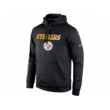 Pittsburgh Steelers Nike Black Kick Off Staff Performance Pullover Hoodie