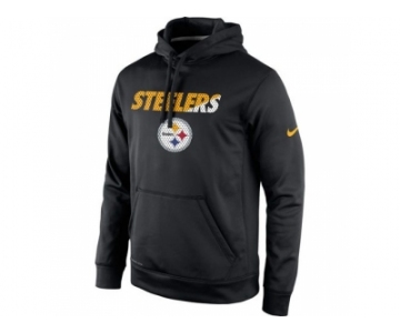 Pittsburgh Steelers Nike Black Kick Off Staff Performance Pullover Hoodie