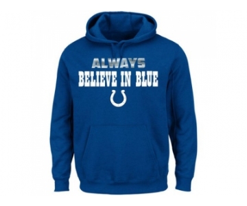 Indianapolis Colts Majestic Royal Blue Always Pullover Hoodie