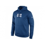 Indianapolis Colts Nike Royal Blue KO Speed Wordmark Performance Hoodie