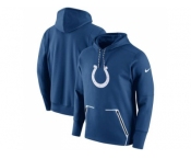 Men Indianapolis Colts Nike Royal Champ Drive Vapor Speed Performance Pullover Hoodie