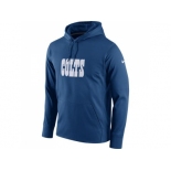 Men Indianapolis Colts Nike Royal Circuit Wordmark Essential Performance Pullover Hoodie