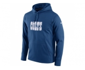 Men Indianapolis Colts Nike Royal Circuit Wordmark Essential Performance Pullover Hoodie