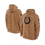 Men's Indianapolis Colts 2023 Brown Salute to Service Pullover Hoodie