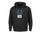 Men's Indianapolis Colts Black Critical Victory Pullover Hoodie