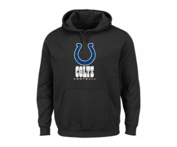 Men's Indianapolis Colts Black Critical Victory Pullover Hoodie