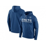 Men's Indianapolis Colts Nike Royal Sideline Circuit Pullover Performance Hoodie