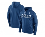 Men's Indianapolis Colts Nike Royal Sideline Circuit Pullover Performance Hoodie