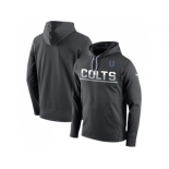 Men's Indianapolis Colts Nike Sideline Circuit Anthracite Pullover Hoodie