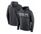 Men's Indianapolis Colts Nike Sideline Circuit Anthracite Pullover Hoodie