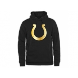 Men''s Indianapolis Colts Pro Line Black Gold Collection Pullover Hoodie