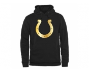 Men''s Indianapolis Colts Pro Line Black Gold Collection Pullover Hoodie