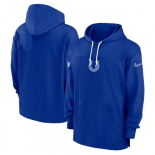 Men's Indianapolis Colts Royal Performance Pullover Hoodie