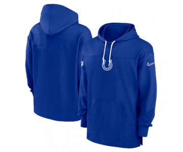 Men's Indianapolis Colts Royal Performance Pullover Hoodie