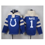 Nike Indianapolis Colts #1 Pat McAfee Royal Blue Player Pullover NFL Hoodie