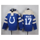 Nike Indianapolis Colts #17 Griff Whalen Royal Blue Player Pullover NFL Hoodie