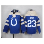 Nike Indianapolis Colts #23 Frank Gore Royal Blue Player Pullover NFL Hoodie