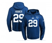 Nike Indianapolis Colts #29 Malik Hooker Royal Blue Name & Number Pullover NFL Hoodie