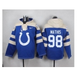 Nike Indianapolis Colts #98 Robert Mathis Royal Blue Player Pullover NFL Hoodie