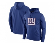 Men New York Giants Nike Royal Circuit Logo Essential Performance Hoodie