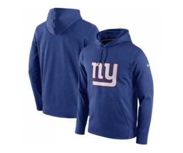 Men New York Giants Nike Royal Circuit Logo Essential Performance Hoodie