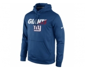 New York Giants Nike Royal Kick Off Staff Performance Pullover Hoodie