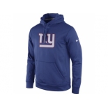 New York Giants Nike Royal Practice Performance Pullover Hoodie