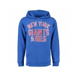 New York Giants Royal End Around Pullover Hoodie