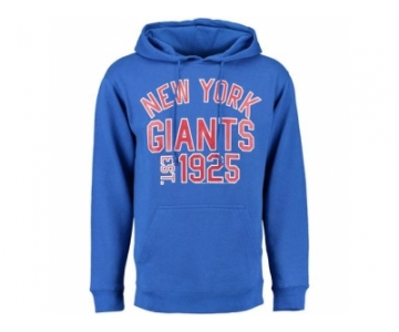 New York Giants Royal End Around Pullover Hoodie