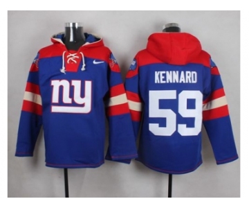 Nike New York Giants #59 Devon Kennard Royal Blue Player Pullover NFL Hoodie