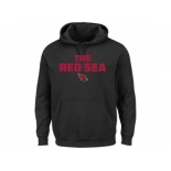 Arizona Cardinals Majestic Black Hot Phrase Pullover Hoodie