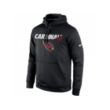 Arizona Cardinals Nike Kick Off Staff Black Performance Pullover Hoodie