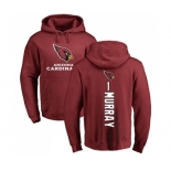 Football Arizona Cardinals #1 Kyler Murray Maroon Backer Pullover Hoodie