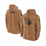 Men's Arizona Cardinals 2023 Brown Salute to Service Pullover Hoodie