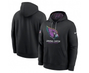 Men's Arizona Cardinals Black 2024 Crucial Catch Club Pullover Hoodie