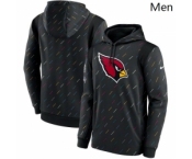 Men's Arizona Cardinals Nike Charcoal 2021 NFL Crucial Catch Therma Pullover Hoodie