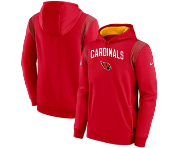 Men's Arizona Cardinals Red On The Ball Pullover Hoodie