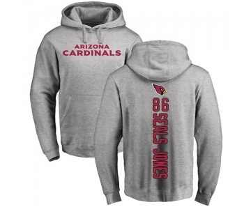 NFL Nike Arizona Cardinals #86 Ricky Seals-Jones Ash Backer Pullover Hoodie