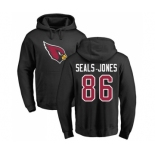 NFL Nike Arizona Cardinals #86 Ricky Seals-Jones Black Name & Number Logo Pullover Hoodie