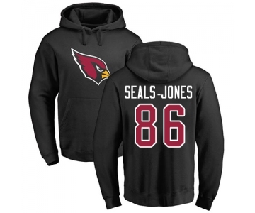 NFL Nike Arizona Cardinals #86 Ricky Seals-Jones Black Name & Number Logo Pullover Hoodie