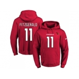 Nike Arizona Cardinals #11 Larry Fitzgerald Red Name & Number Pullover NFL Hoodie