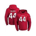 Nike Arizona Cardinals #44 Markus Golden Red Name & Number Pullover NFL Hoodie