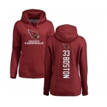 NFL Women's Nike Arizona Cardinals #33 Tre Boston Maroon Backer Pullover Hoodie